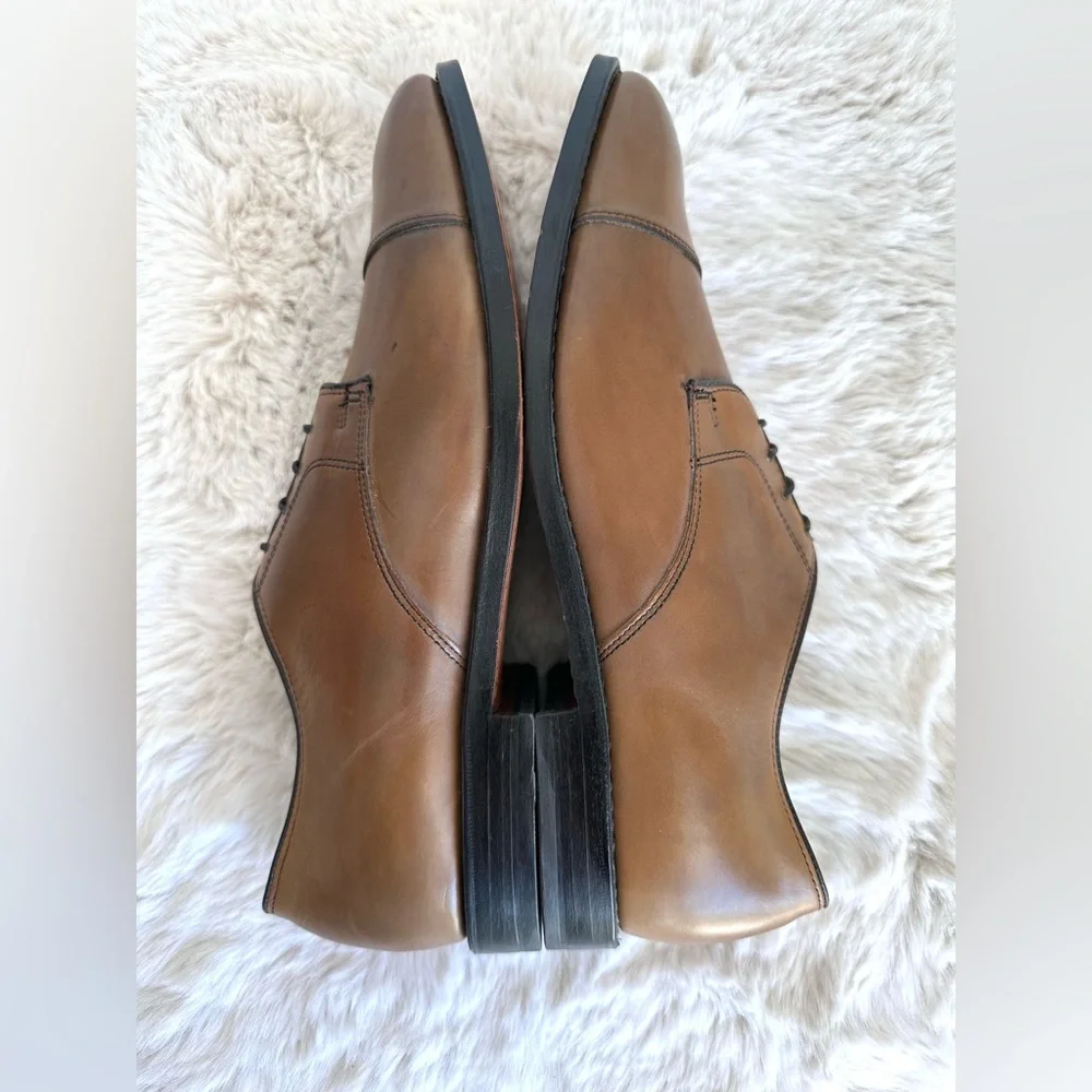 NEW Allen Edmonds Lexington Oxford Dress Shoes Men’s 10.5 D Leather Lace Up‎